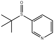 Pyridine, 3-[(1,1-dimethylethyl)sulfinyl]- Structural