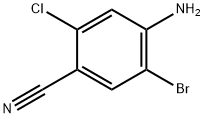 Benzonitrile, 4-amino-5-bromo-2-chloro- Structural