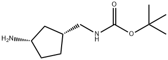 tert-butyl (((1R,3S)-3-aminocyclopentyl)methyl)carbamate