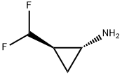 Cyclopropanamine, 2-(difluoromethyl)-, (1R,2R)- Structural