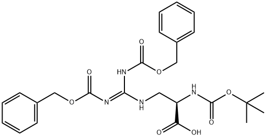 Boc-D-Alg(Z)2-OH Structural