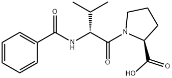 L-Proline, N-benzoyl-D-valyl- (9CI) Structural