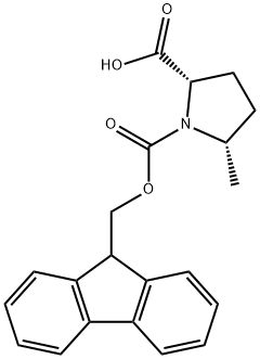 Fmoc-L-Pro(5-Me)-OH (2S,5S) Structural