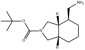 Racemic-(3aR,4S,7aS)-tert-butyl 4-(aminomethyl)hexahydro-1H-isoindole-2(3H)-carboxylate Structural