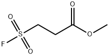 Propanoic acid, 3-(fluorosulfonyl)-, methyl ester Structural