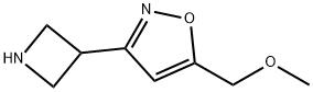 Isoxazole, 3-(3-azetidinyl)-5-(methoxymethyl)- Structural