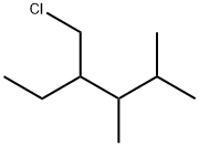 Hexane, 4-(chloromethyl)-2,3-dimethyl- Structural