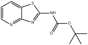 Carbamic acid, N-thiazolo[4,5-b]pyridin-2-yl-, 1,1-dimethylethyl ester Structural