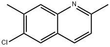 Quinoline, 6-chloro-2,7-dimethyl- Structural
