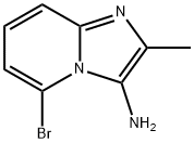 Imidazo[1,2-a]pyridin-3-amine, 5-bromo-2-methyl- Structural