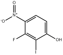 Phenol, 3-fluoro-2-iodo-4-nitro- Structural