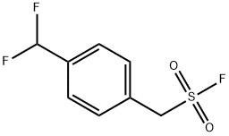 Benzenemethanesulfonyl fluoride, 4-(difluoromethyl)- Structural
