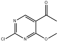 Ethanone, 1-(2-chloro-4-methoxy-5-pyrimidinyl)- Structural
