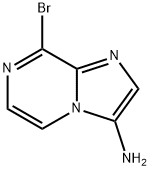 Imidazo[1,2-a]pyrazin-3-amine, 8-bromo- Structural