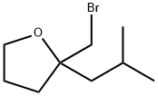 Furan, 2-(bromomethyl)tetrahydro-2-(2-methylpropyl)- Structural