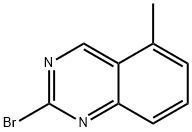 Quinazoline, 2-bromo-5-methyl- Structural