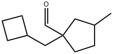 Cyclopentanecarboxaldehyde, 1-(cyclobutylmethyl)-3-methyl- Structural