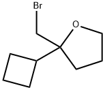 Furan, 2-(bromomethyl)-2-cyclobutyltetrahydro- Structural
