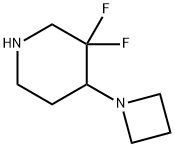 Piperidine, 4-(1-azetidinyl)-3,3-difluoro-