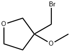 Furan, 3-(bromomethyl)tetrahydro-3-methoxy- Structural