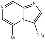 Imidazo[1,2-a]pyrazin-3-amine, 5-bromo- Structural