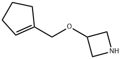 Azetidine, 3-(1-cyclopenten-1-ylmethoxy)- Structural