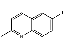 Quinoline, 6-iodo-2,5-dimethyl- Structural