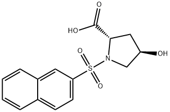 L-Proline, 4-hydroxy-1-(2-naphthalenylsulfonyl)-, (4R)- Structural