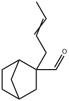 Bicyclo[2.2.1]heptane-2-carboxaldehyde, 2-(2-buten-1-yl)- Structural