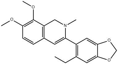 Isoquinoline, 3-(6-ethyl-1,3-benzodioxol-5-yl)-1,2-dihydro-7,8-dimethoxy-2-methyl- Structural