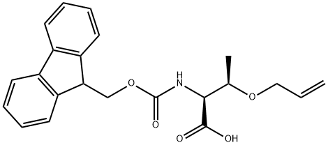 Fmoc-Thr(Allyl)-OH Structural