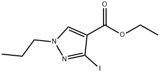 ethyl 3-iodo-1-propyl-1H-pyrazole-4-carboxylate Structural
