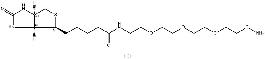 Biotin-dPEG??-oxyamine. HCl Structural