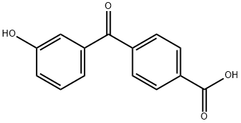 Benzoic acid, 4-(3-hydroxybenzoyl)- Structural