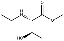 L-Threonine, N-ethyl-, methyl ester Structural