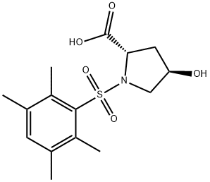 L-Proline, 4-hydroxy-1-[(2,3,5,6-tetramethylphenyl)sulfonyl]-, (4R)- Structural