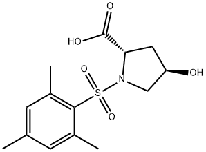 L-Proline, 4-hydroxy-1-[(2,4,6-trimethylphenyl)sulfonyl]-, (4R)- Structural