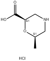 rel-(2R,6R)-6-methylmorpholine-2-carboxylic acid hydrochloride