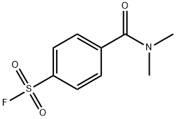 Benzenesulfonyl fluoride, 4-[(dimethylamino)carbonyl]- Structural