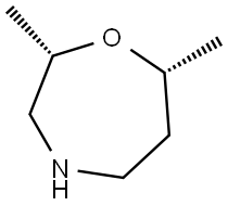 rac-(2R,7S)-2,7-dimethyl-1,4-oxazepane, cis Structural