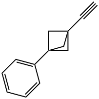 Bicyclo[1.1.1]pentane, 1-ethynyl-3-phenyl- Structural