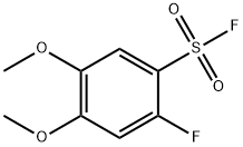 Benzenesulfonyl fluoride, 2-fluoro-4,5-dimethoxy- Structural