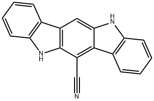 Indolo[3,2-b]carbazole-6-carbonitrile, 5,11-dihydro- Structural