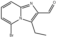 Imidazo[1,2-a]pyridine-2-carboxaldehyde, 5-bromo-3-ethyl- Structural