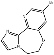 Imidazo[1,2-d]pyrido[2,3-f][1,4]oxazepine, 9-bromo-5,6-dihydro- Structural