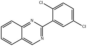 Quinazoline, 2-(2,5-dichlorophenyl)- Structural