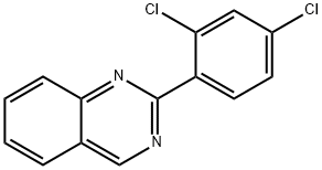 Quinazoline, 2-(2,4-dichlorophenyl)- Structural