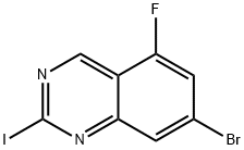 Quinazoline, 7-bromo-5-fluoro-2-iodo- Structural