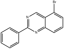 Quinazoline, 5-bromo-2-phenyl- Structural