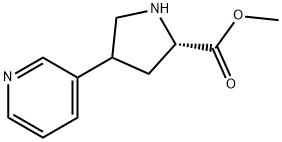 L-Proline, 4-(3-pyridinyl)-, methyl ester Structural
